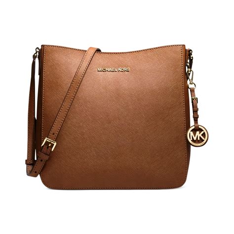 michael kors large messenger bag brown|Michael Kors Messenger bag men's.